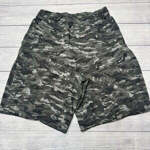 Lululemon Pace Breaker Shorts Lined  9" Mens Small Green Camo Running Gym